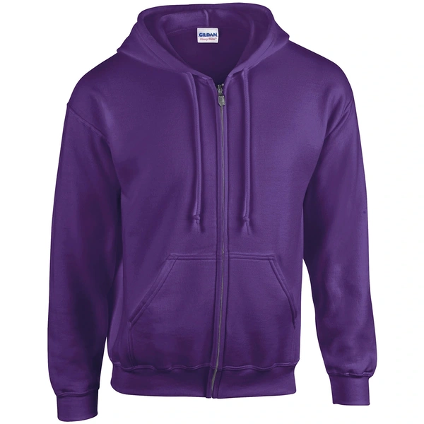  Gd058 Purple Zipped Hoodie